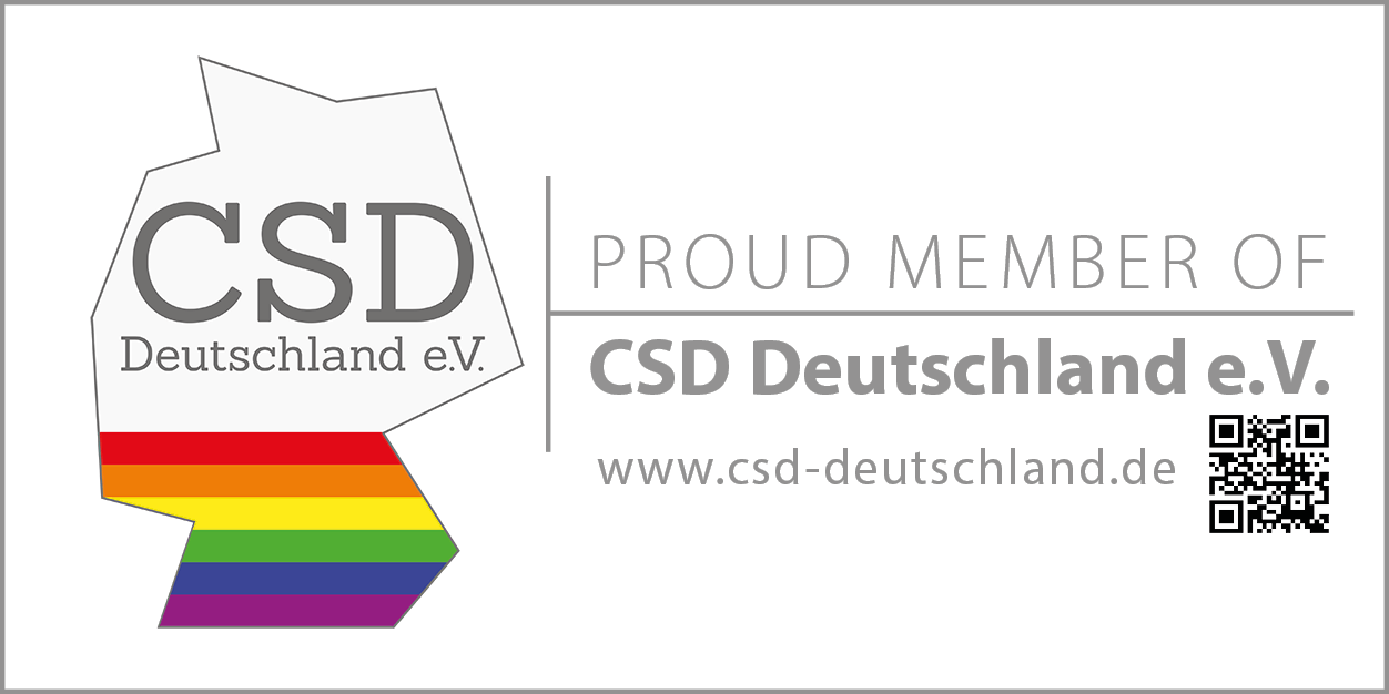 Proud member of CSD Deutschland e.V.